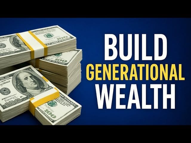 How to Build Generational Wealth from Scratch